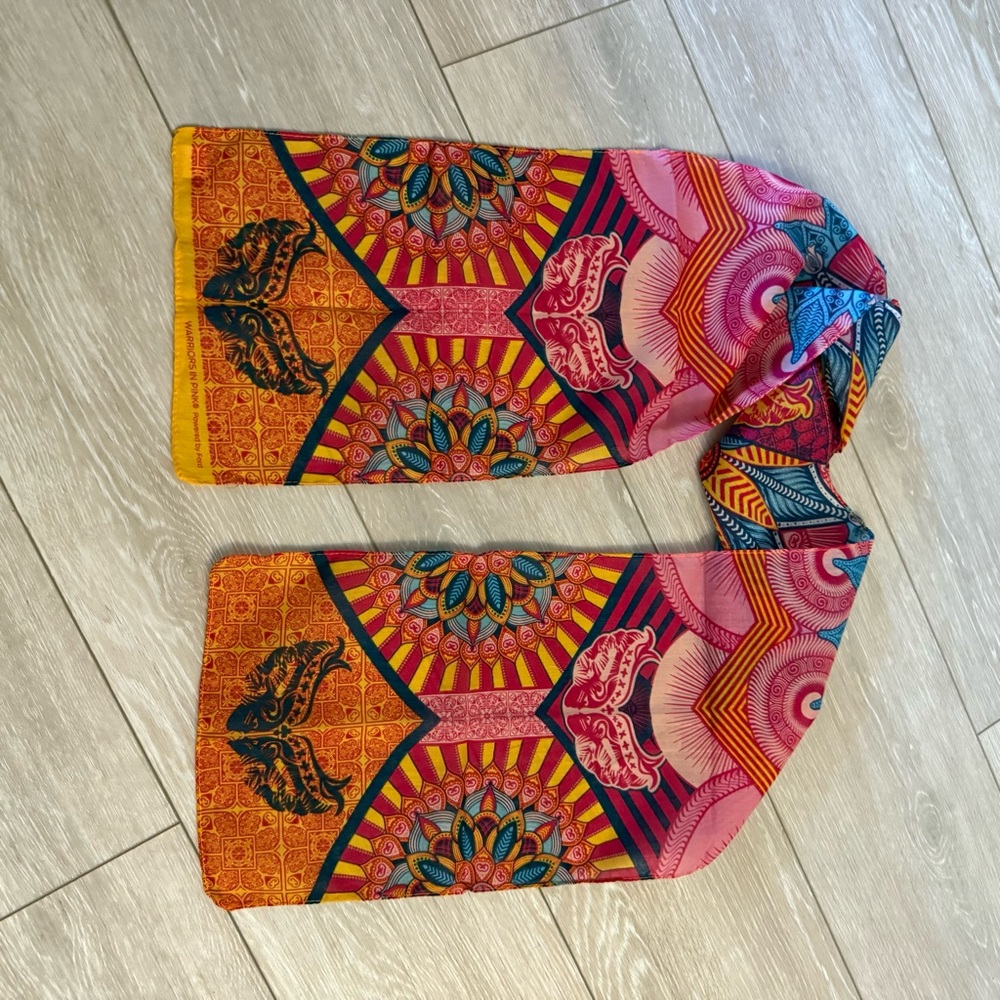 Bundle 3 Colorful Patterned Scarves purse accessories headband bandeau Bandana - Picture 5 of 6